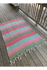 Recycled Cotton Throw with Tassels 60" x 50"