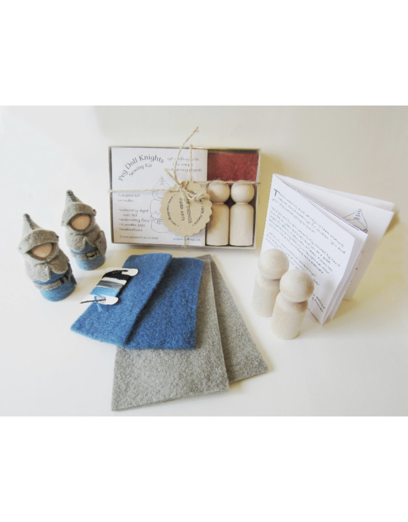 Peg Doll Knights Sewing Kit