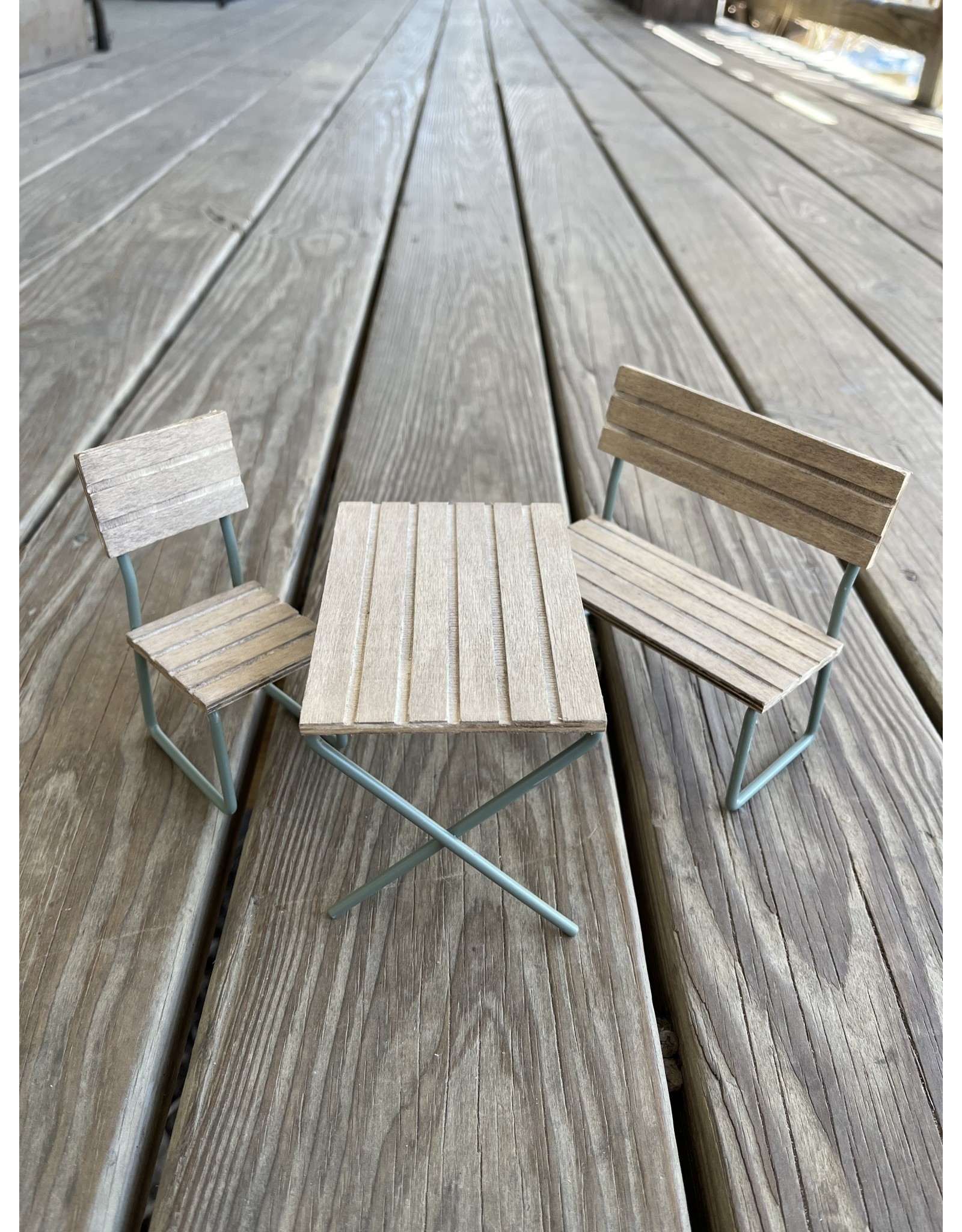 Garden Set, Table Chair and Bench - 2022 Maileg