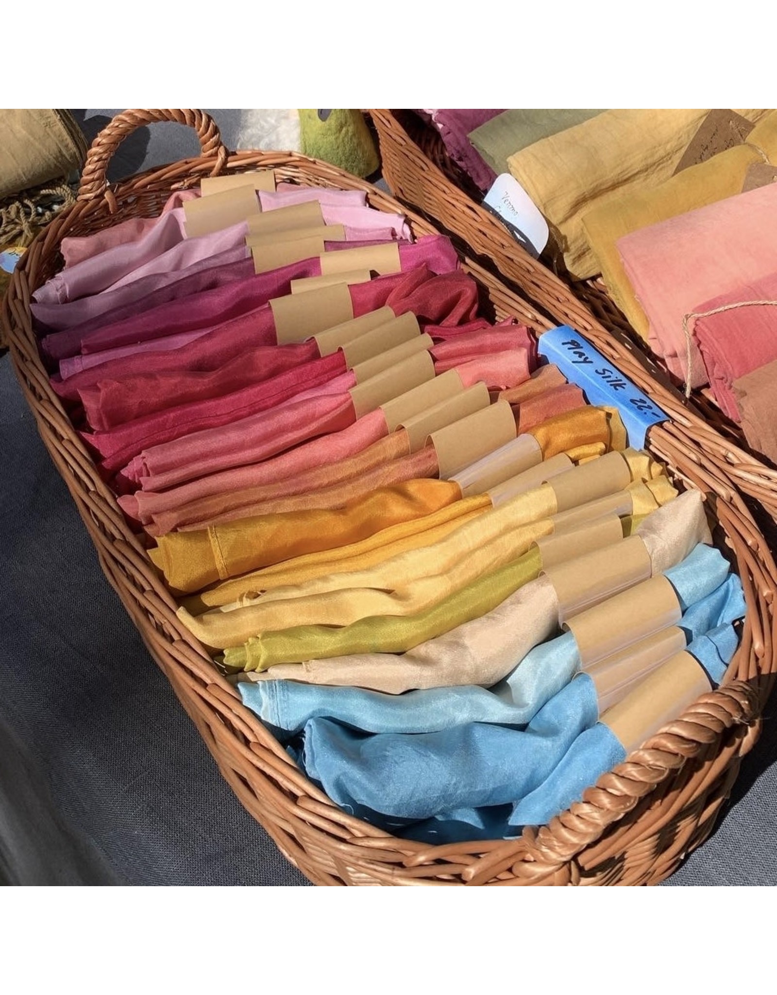 Plant Dyed Play Silk 35x35 by Claudia