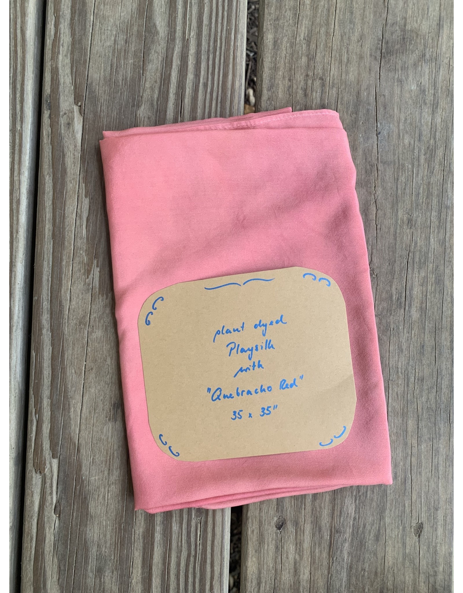 Plant Dyed Play Silk 35x35 by Claudia