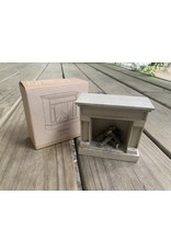Fireplace - Mouse. Off White. Maileg