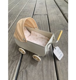 Micro Pram - Yellow. 2023 Maileg
