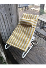 Yellow Stripe Beach Chair - 2022 Maileg