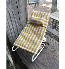 Yellow Stripe Beach Chair - 2022 Maileg