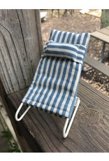 Blue Stripe Beach Chair - 2022 Maileg