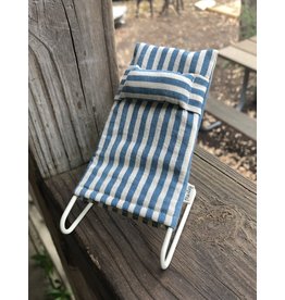 Blue Stripe Beach Chair - 2022 Maileg