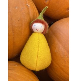 Pumpkin Pixie - yellow (light skin, red hair)