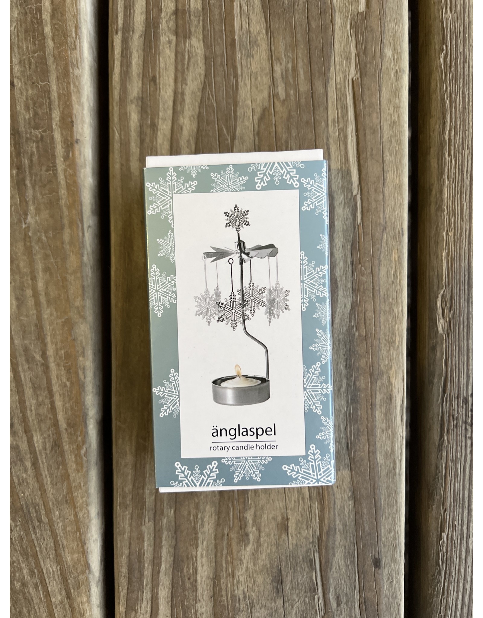 Rotary Candleholder Snowstar - Silver
