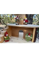 Forest Gnome Baby in Leaf Bed - Fair Skin