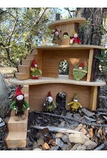 Forest Gnome Baby in Leaf Bed - Fair Skin