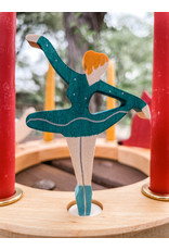 Candle Ring Figure Ballerina Sea Breeze - Grimm's