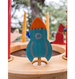 Candle Ring Figure Rocket - Grimm's