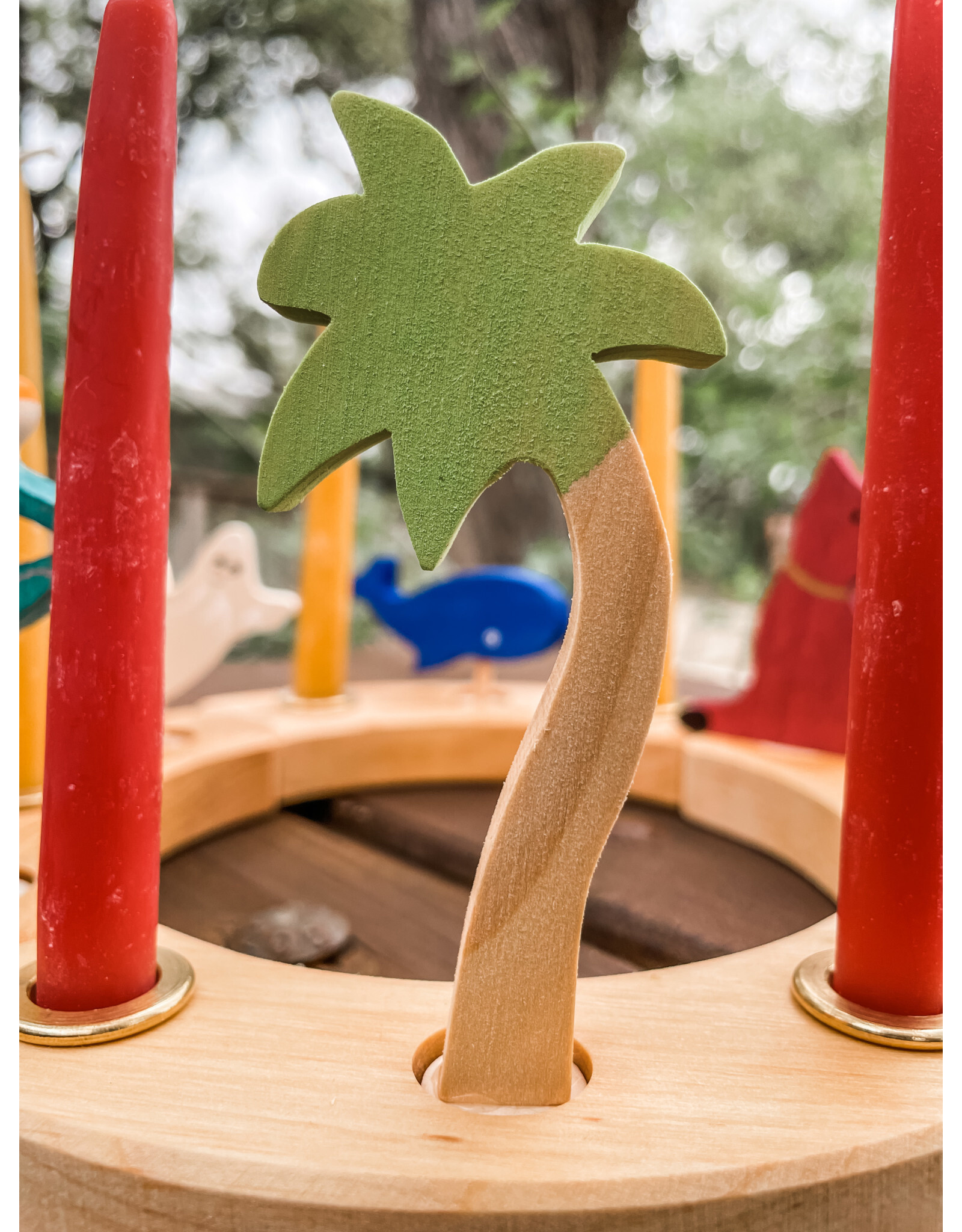 CANDLE RING FIGURE PALM TREE - Grimm's