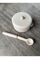 Wooden Soup Pot and Spoon - Play Kitchen