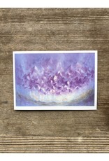Amethyst Crystals Folded Card - David Newbatt