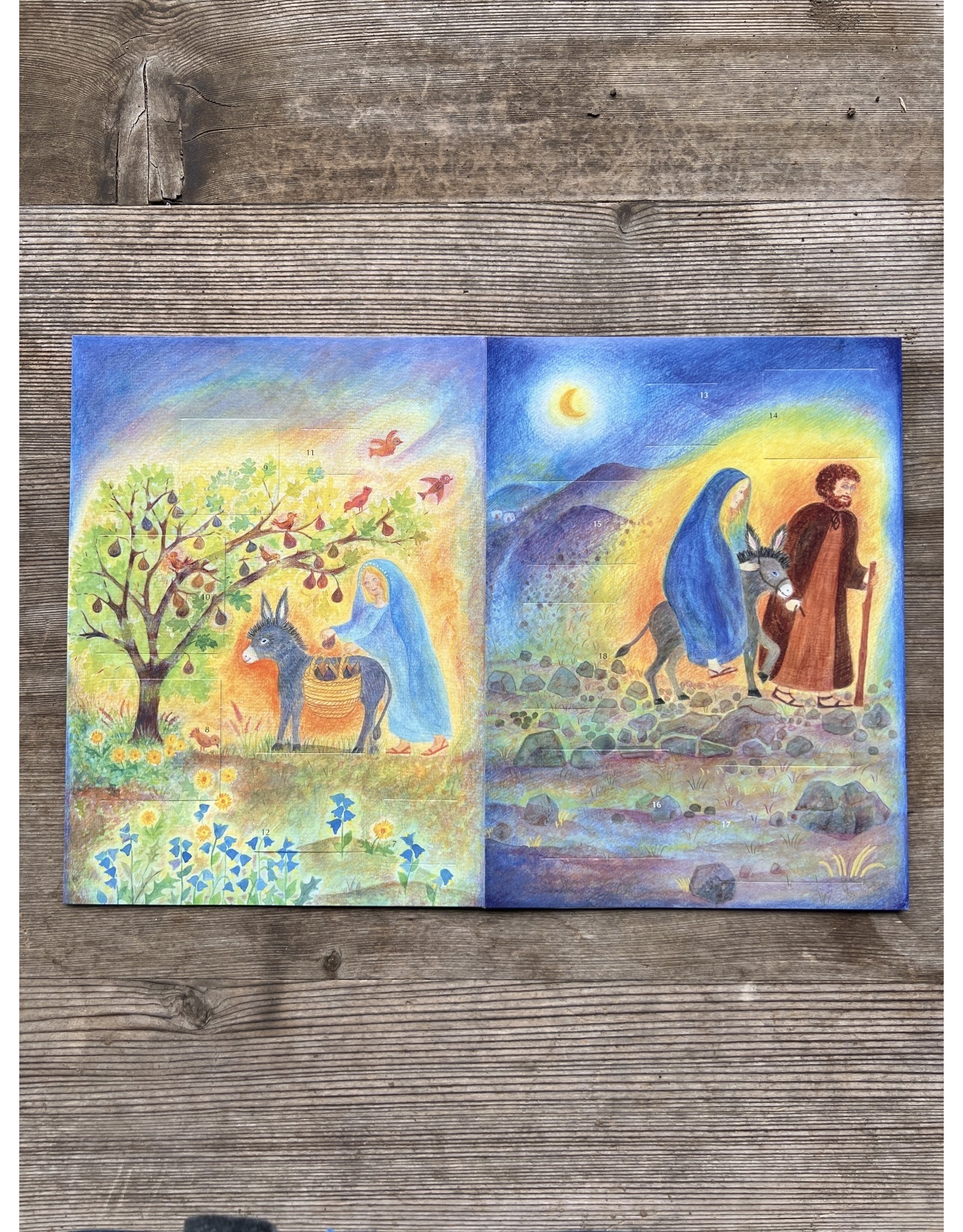 Mary's Little Donkey Advent Calendar - Swiss