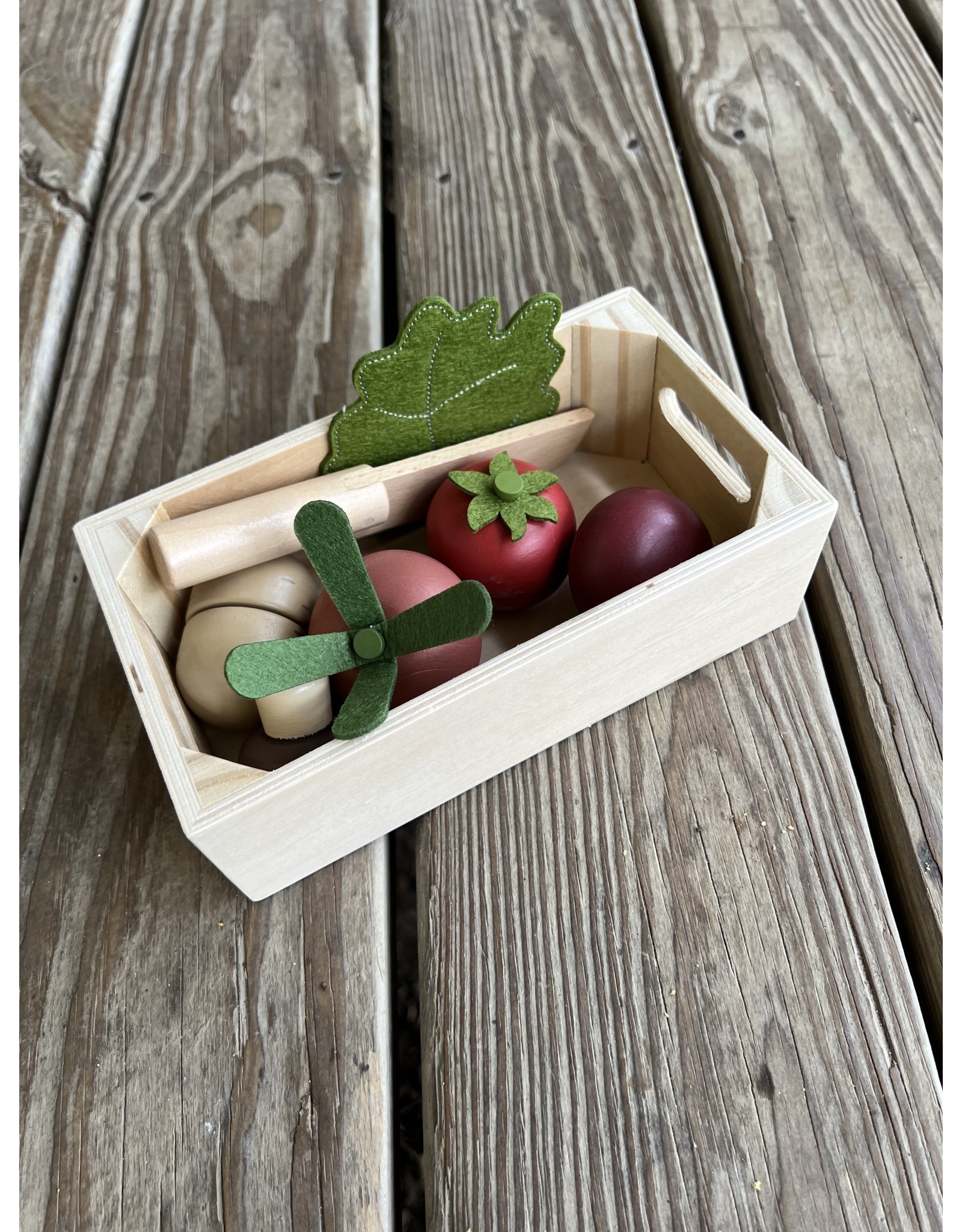 Wooden Vegetables Play Set