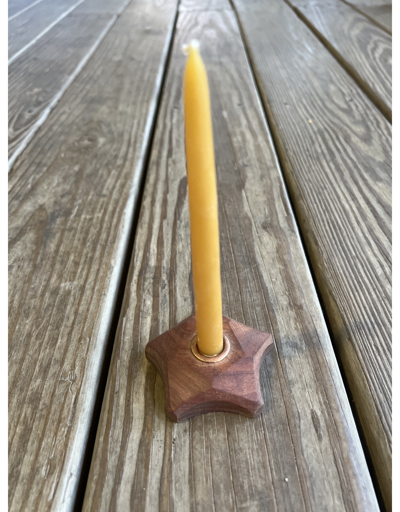 Camphill Sirius Star Candle Holder with 6 Beeswax Candles