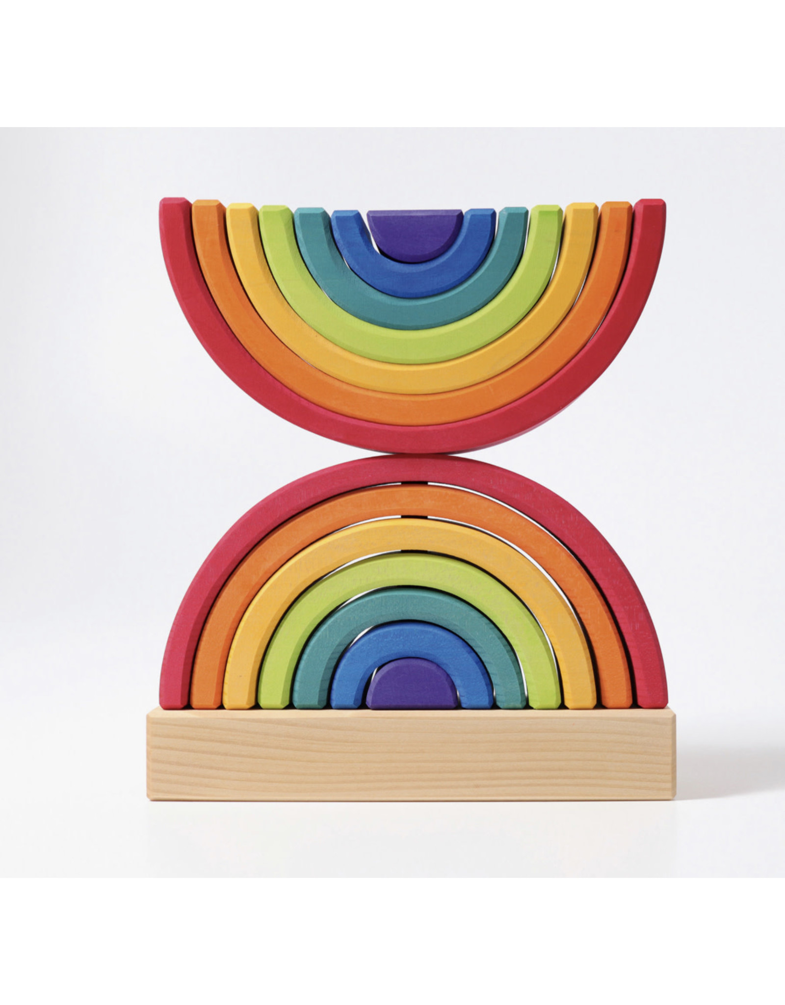 Rainbow Stacking Tower - Grimm's. Local Pick Up Only