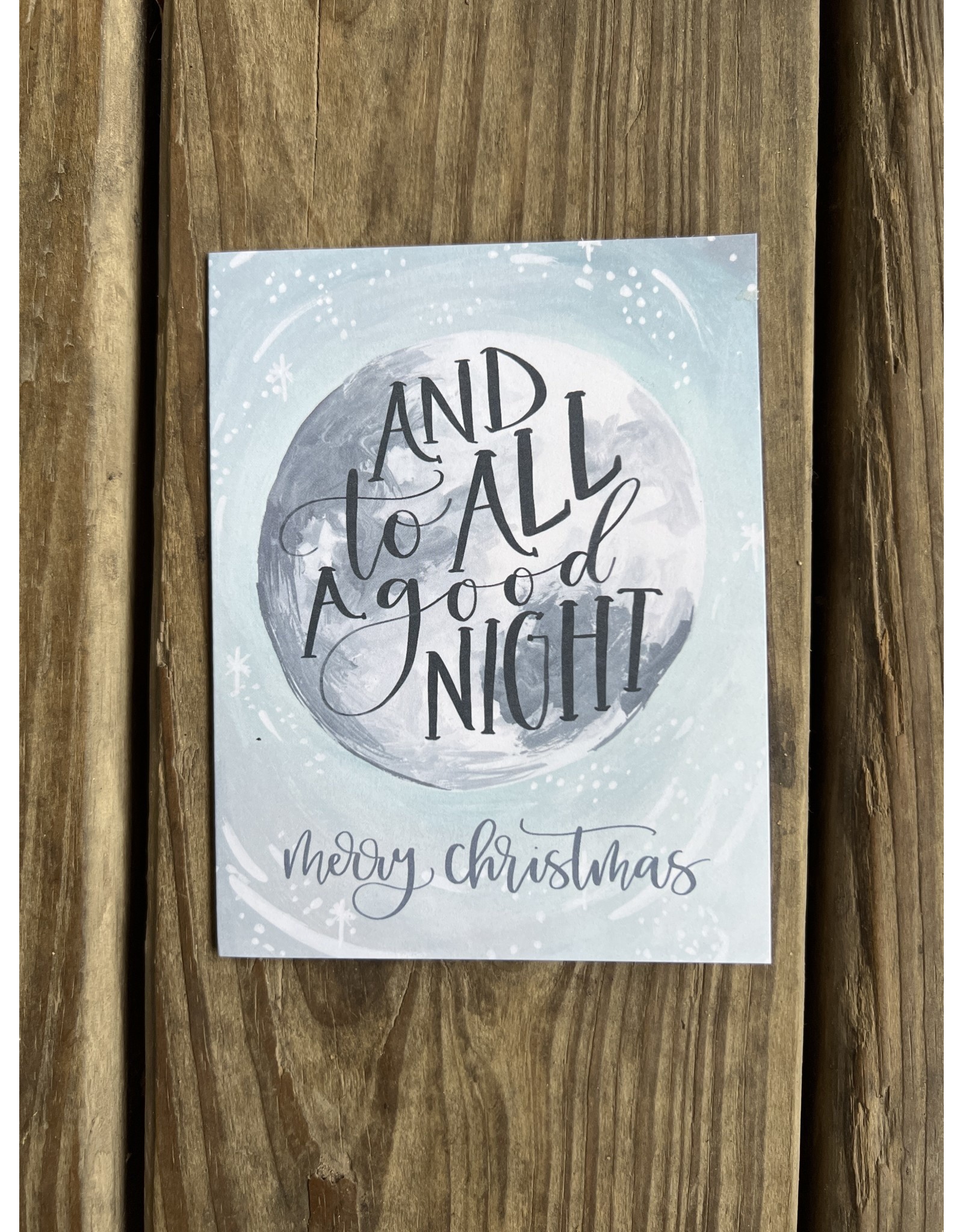 Christmas Moon Card