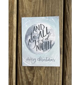 Christmas Moon Card