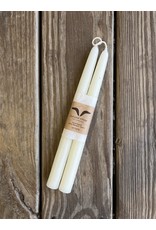Camphill Beeswax 10in Taper Candle Pair