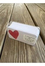 Big Heart Little Notes - box of 85