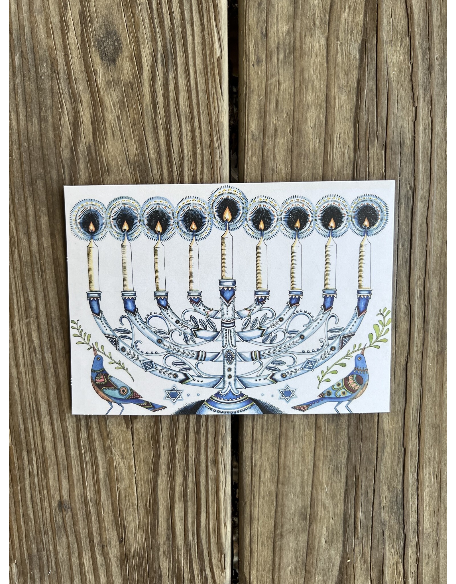 Menorah Single Holiday Card