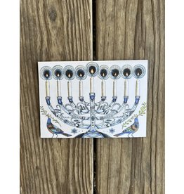 Menorah Single Holiday Card