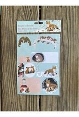 Paw Prints in the Snow Sticker Sheet