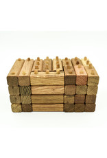 Handmade Interlocking Wooden Blocks 46 pieces. Camphill Village