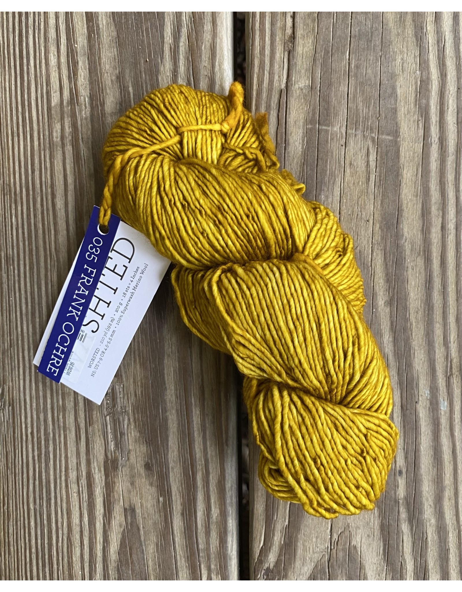 Malabrigo Washted - Frank Ochre  WD035