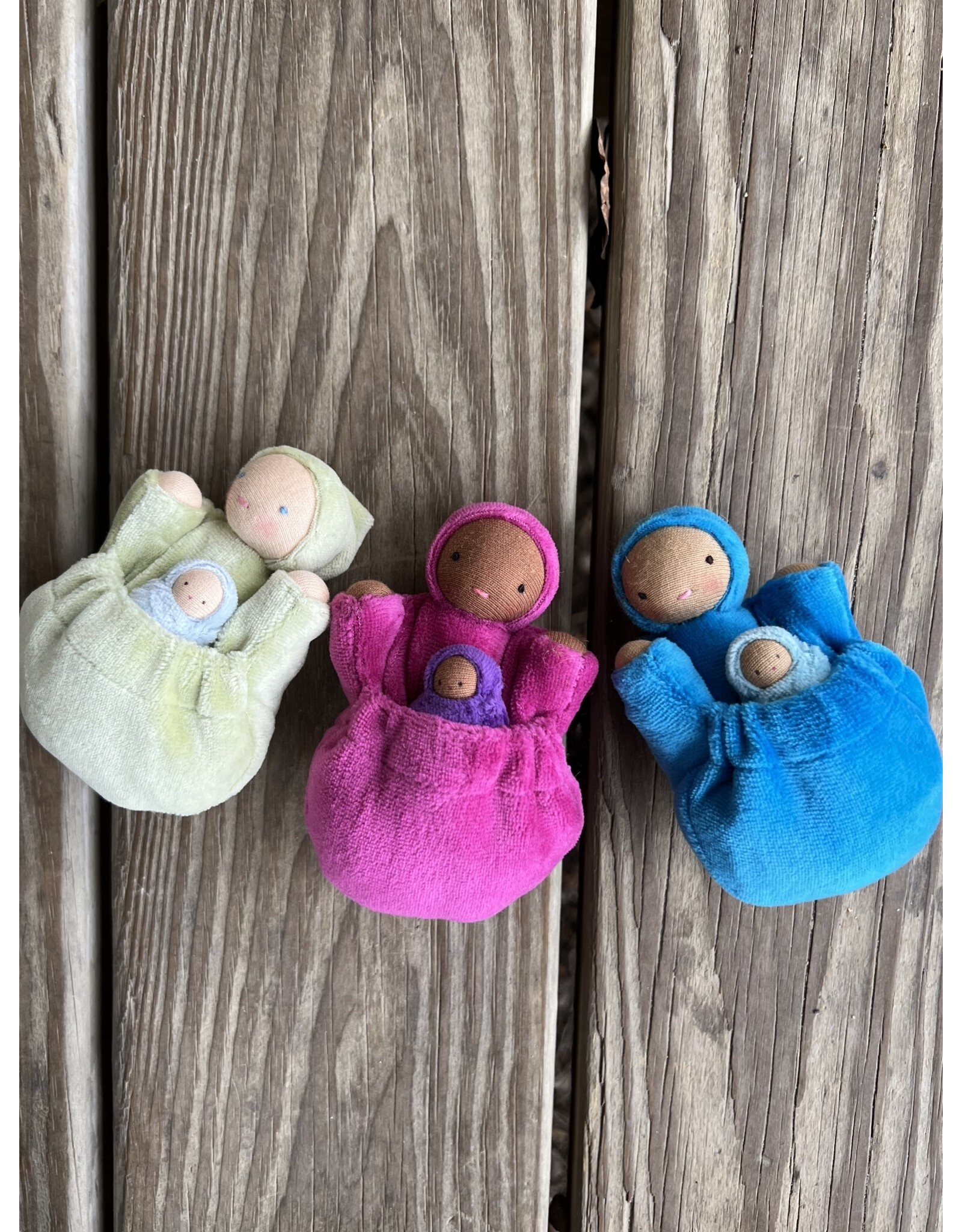 Pocket Mama Doll with Baby 4.5in
