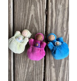 Pocket Mama Doll with Baby 4.5in