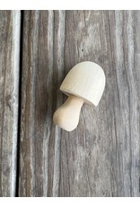 Wooden Mushroom - Unpainted 2in