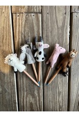 Barn Finger Puppet or Pencil Topper -