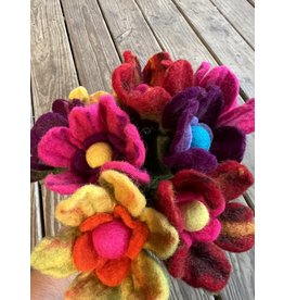 Felted Pencil Topper - Flower