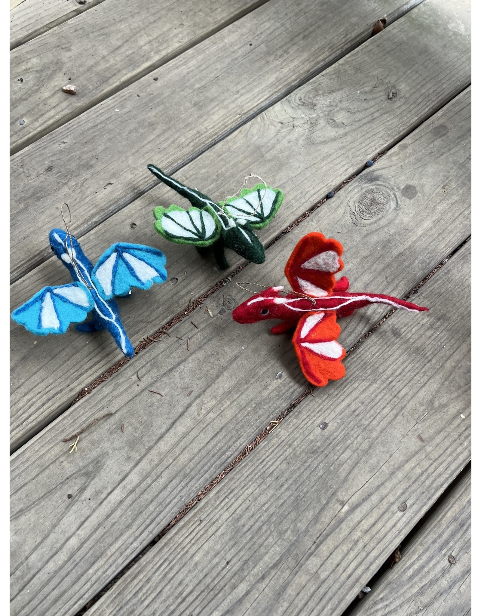 Felt Dragon Ornament