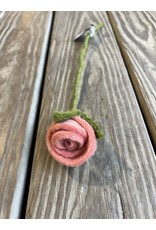 Felt Rose - Dusty Pink. Fair Trade