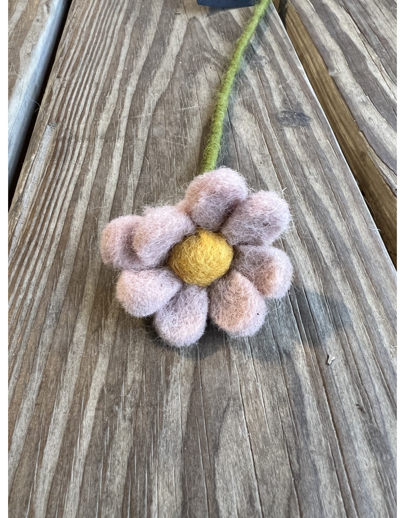Dusty Pink Felt Anemone