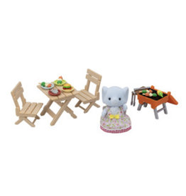 BBQ Picnic Set - Elephant Girl. Calico Critters