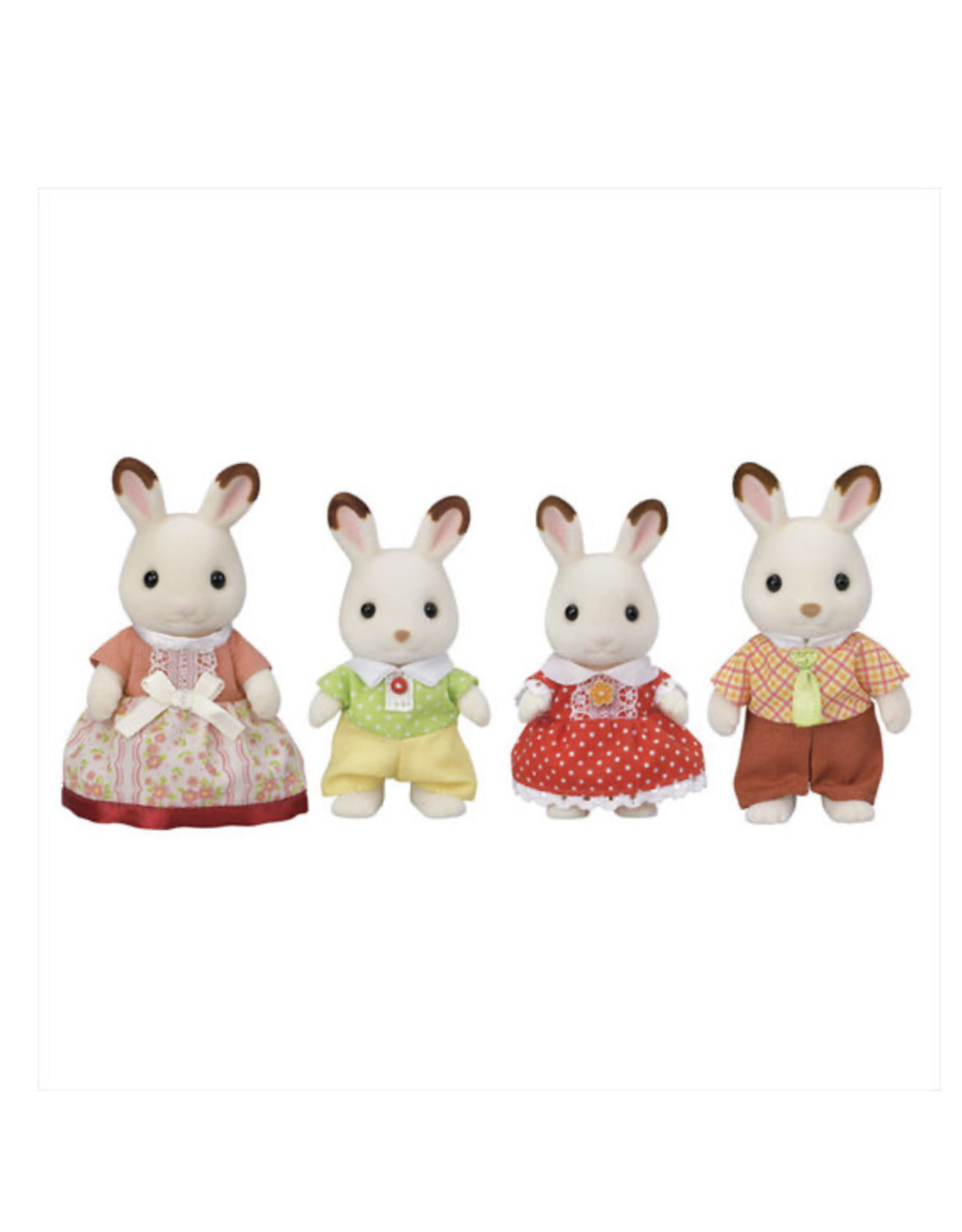Chocolate Rabbit Family - Calico Critters