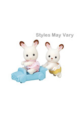 Chocolate Rabbit Twins - Calico Critters