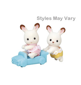 Chocolate Rabbit Twins - Calico Critters