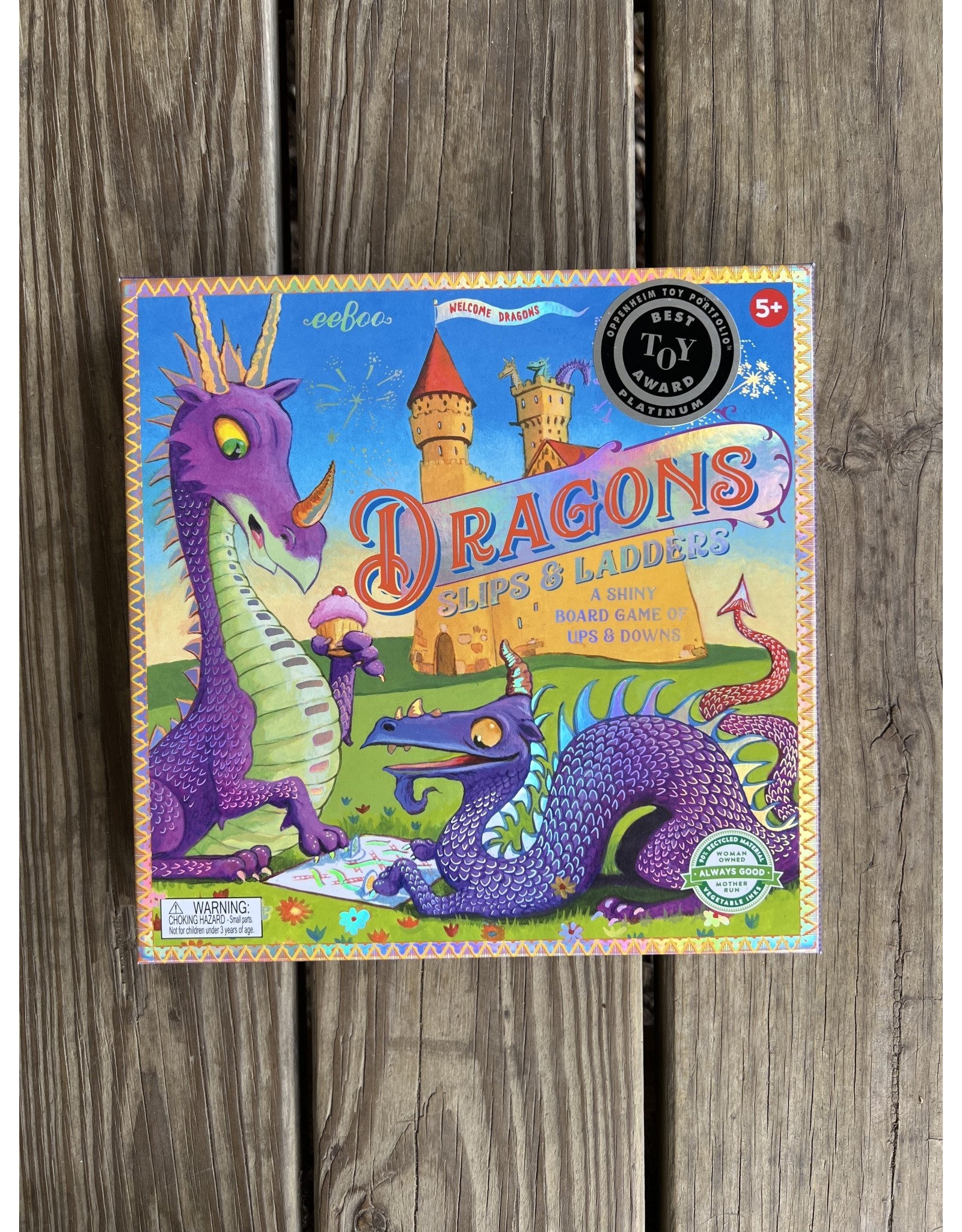 Dragons Slips and Ladders Board Game