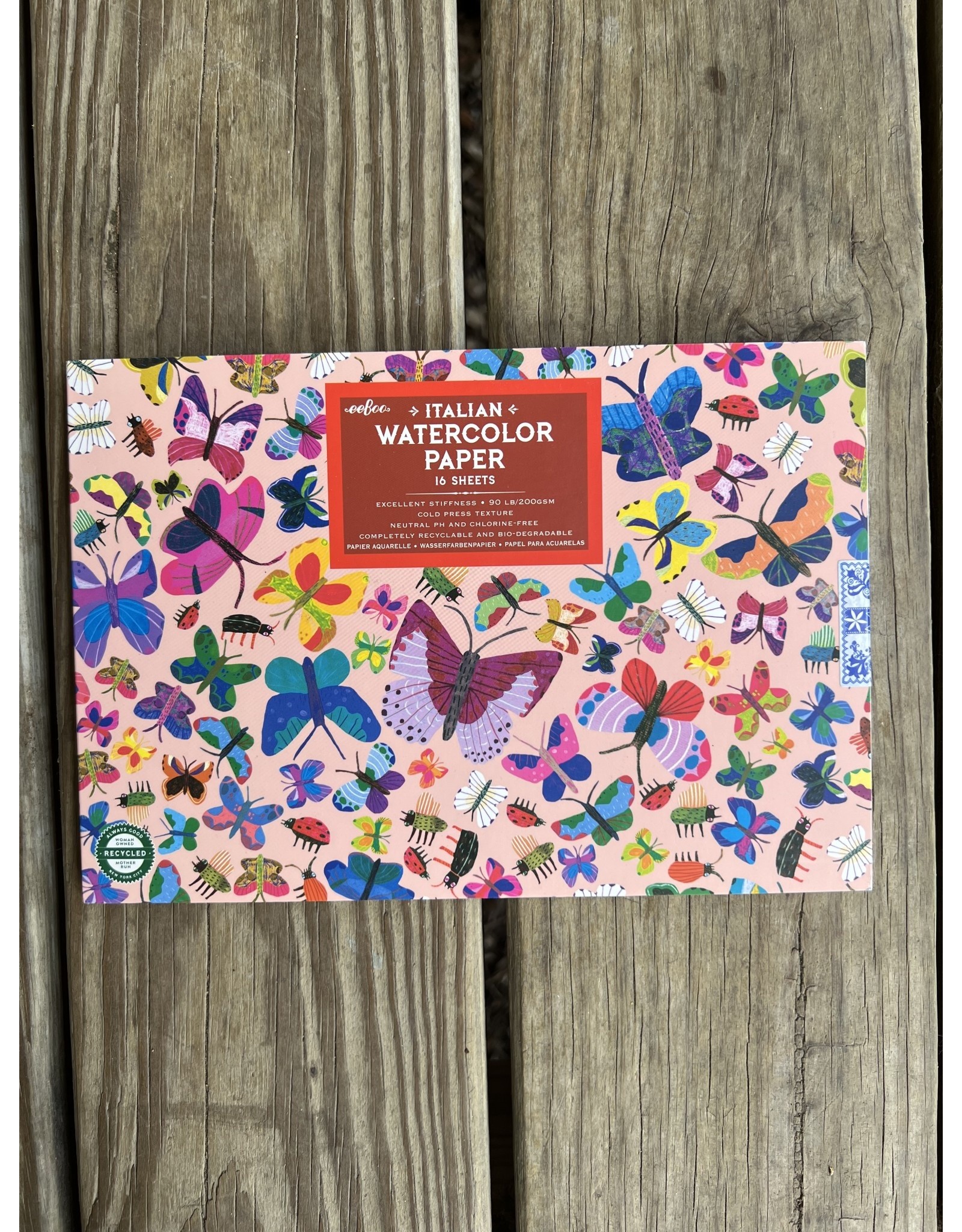 Butterflies Watercolor Pad - 16 sheets 180 gm