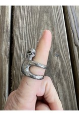 Get a Grip Sloth Metal Charm Ring