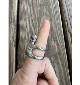 Get a Grip Sloth Metal Charm Ring