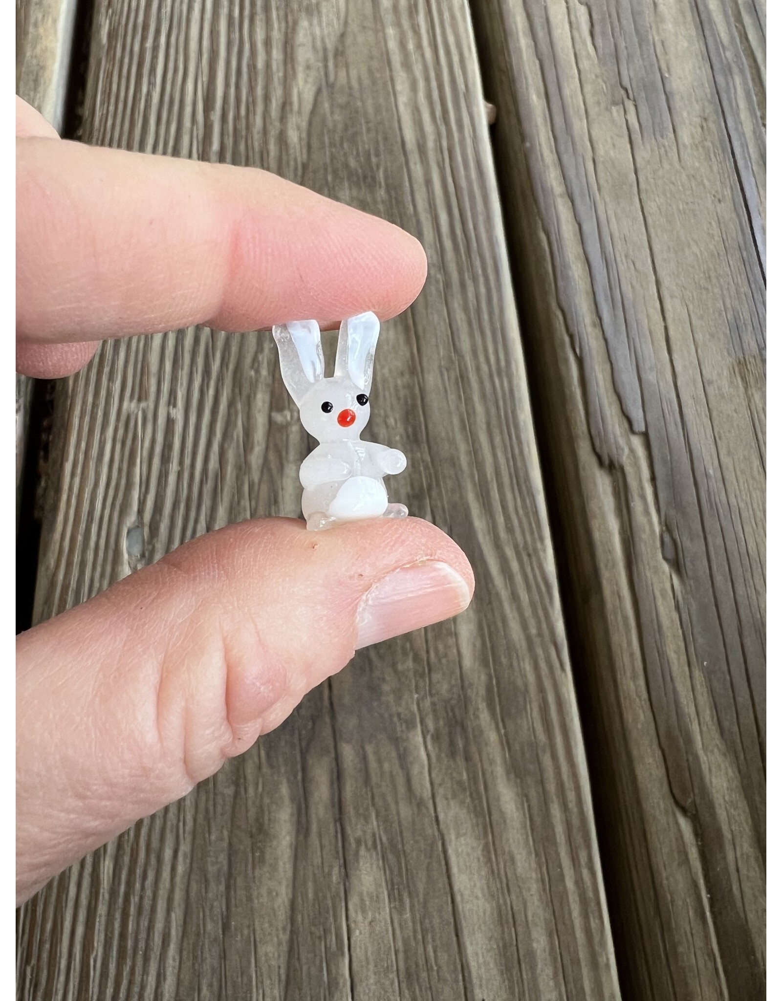 Mini Glass Bunny